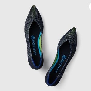 Rothy’s Metallic Lattice Stitch Point